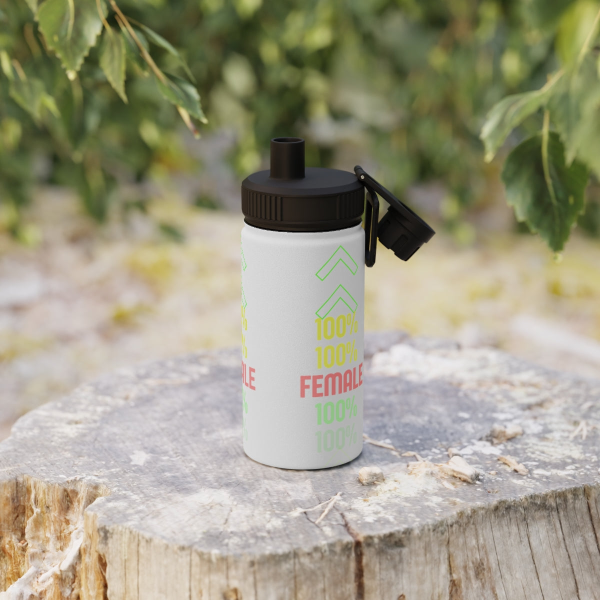Stainless Steel Water Bottle, Sports Lid ( 100% Female) Activewear