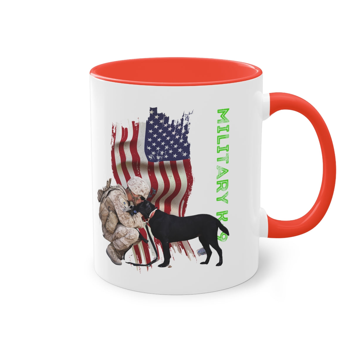Coffee Mug  ( Military K-9 Unit ) Military Style