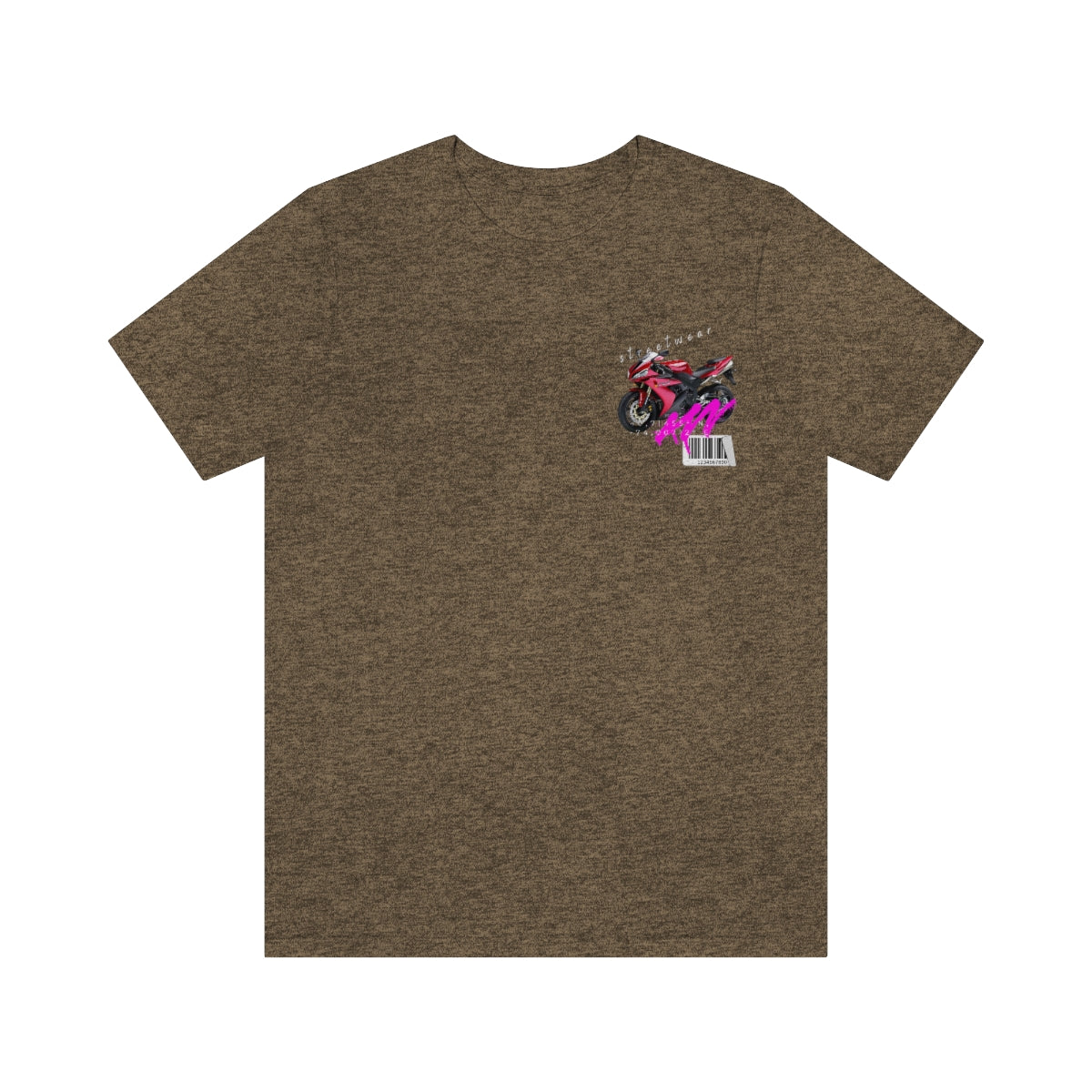 T-shirt Classic Jersey Short Sleeve (Red Motorbike )