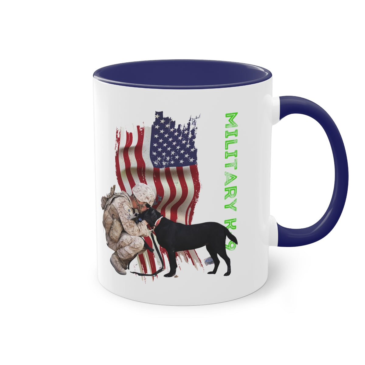 Coffee Mug  ( Military K-9 Unit ) Military Style