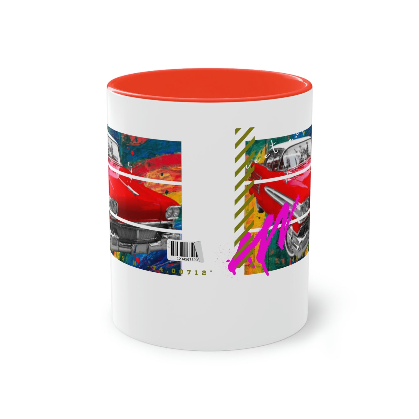 Coffee Mug  ( Urban Red Cadillac )