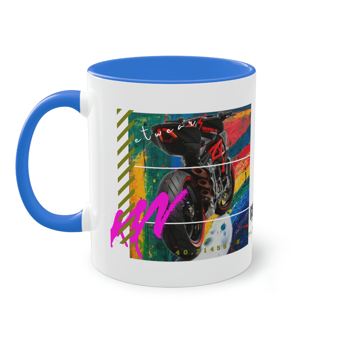Coffee Mug  ( Urban Red Sports Bike )