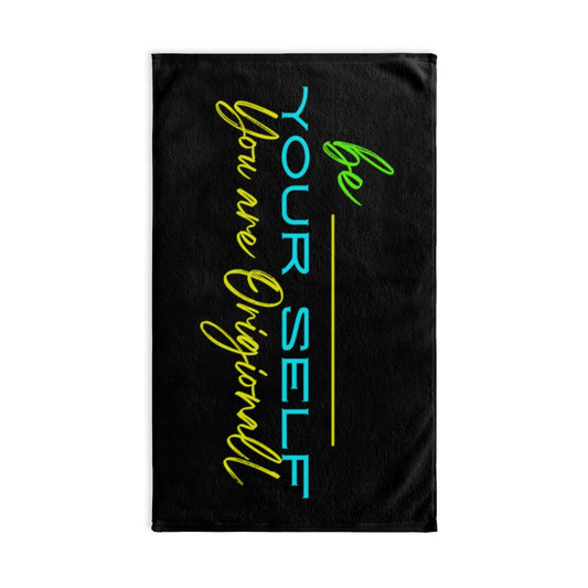 Sports Towel ( Be Yourself ) Black
