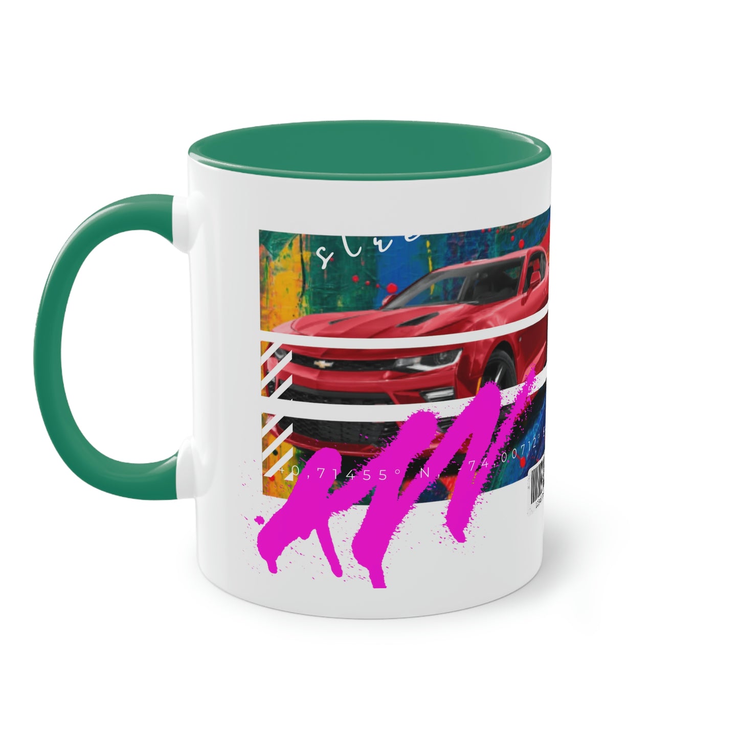 Coffee Mug  ( Urban Red Corvette )