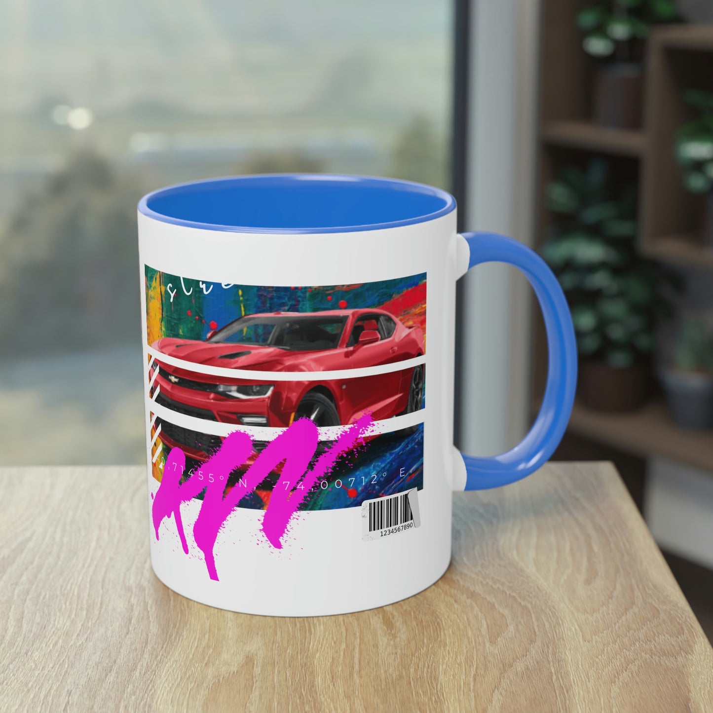 Coffee Mug  ( Urban Red Corvette )
