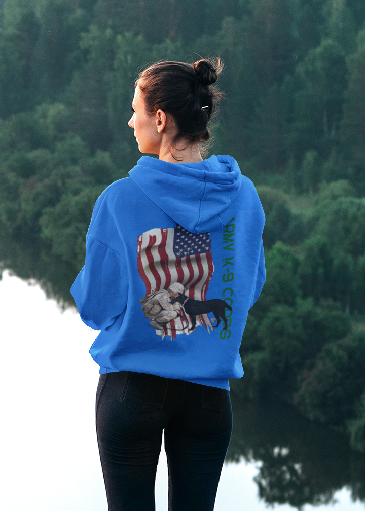 Hoodie ( Military K 9 Unit ) Military Style