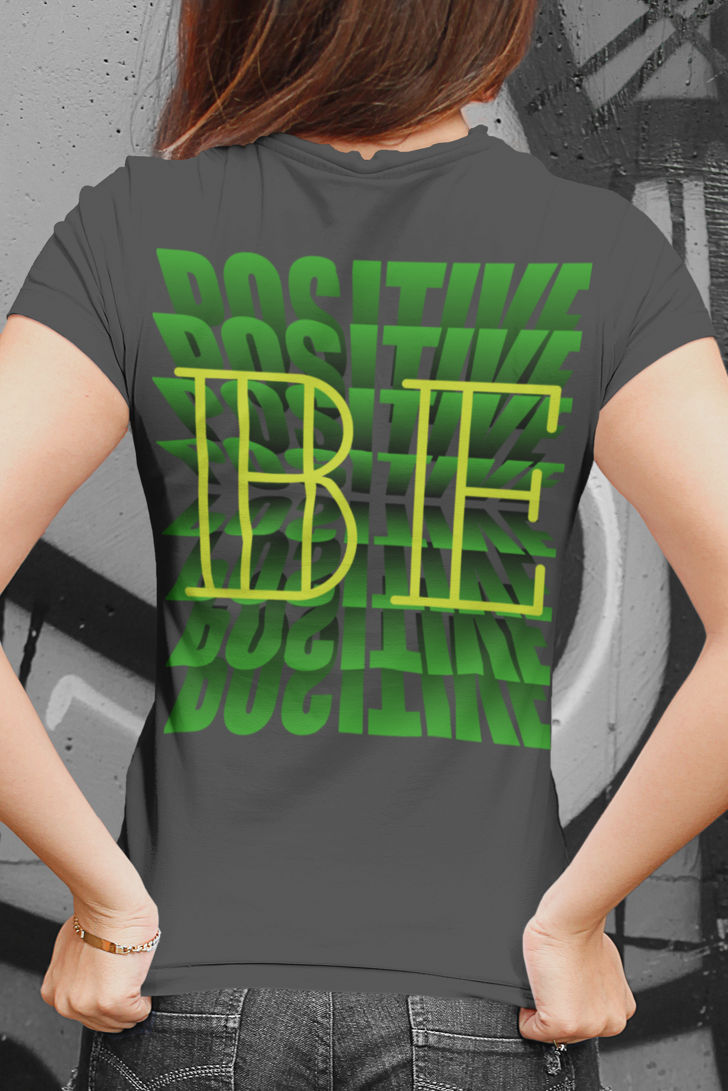 Jersey Short Sleeve Tee ( Be Positive ) T-Shirt