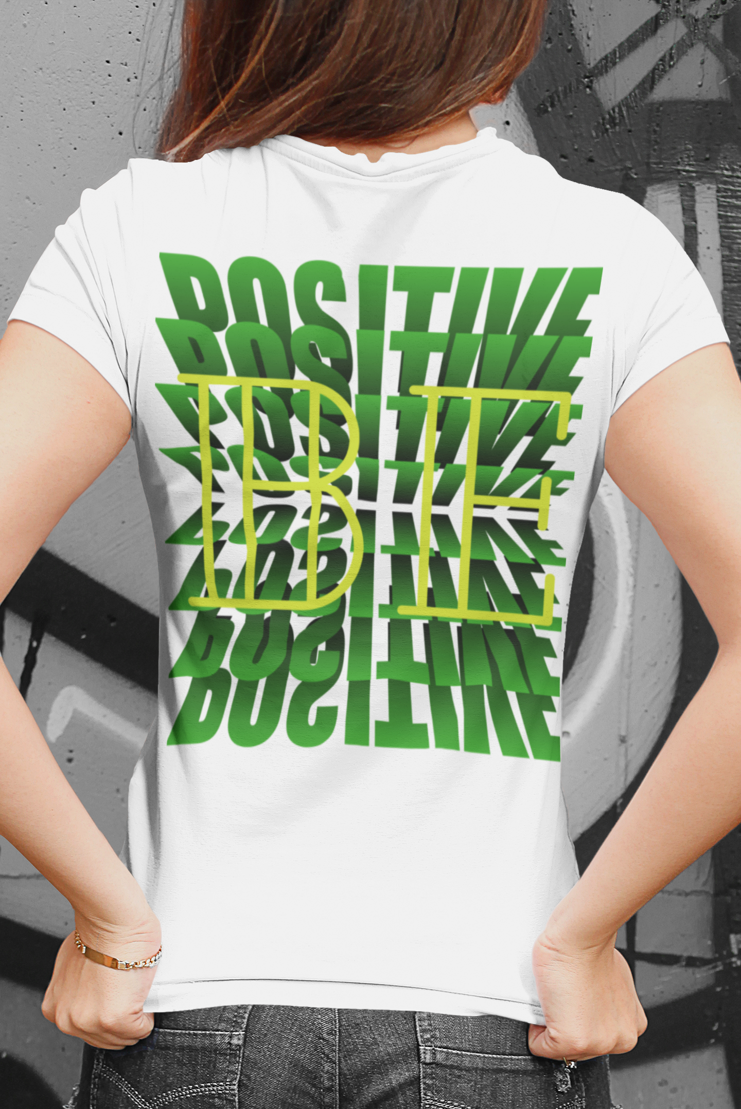 Jersey Short Sleeve Tee ( Be Positive ) T-Shirt
