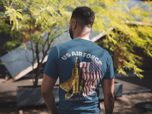 T-Shirt Classic Jersey short Sleeve ( US Air Force Raptor ) Military Style