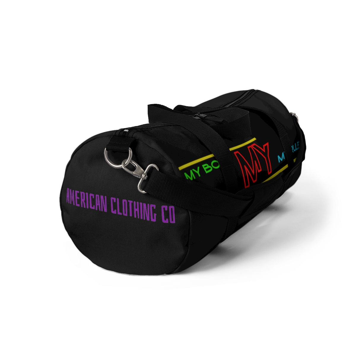 Sports Bag (My Body My Rules ) Black