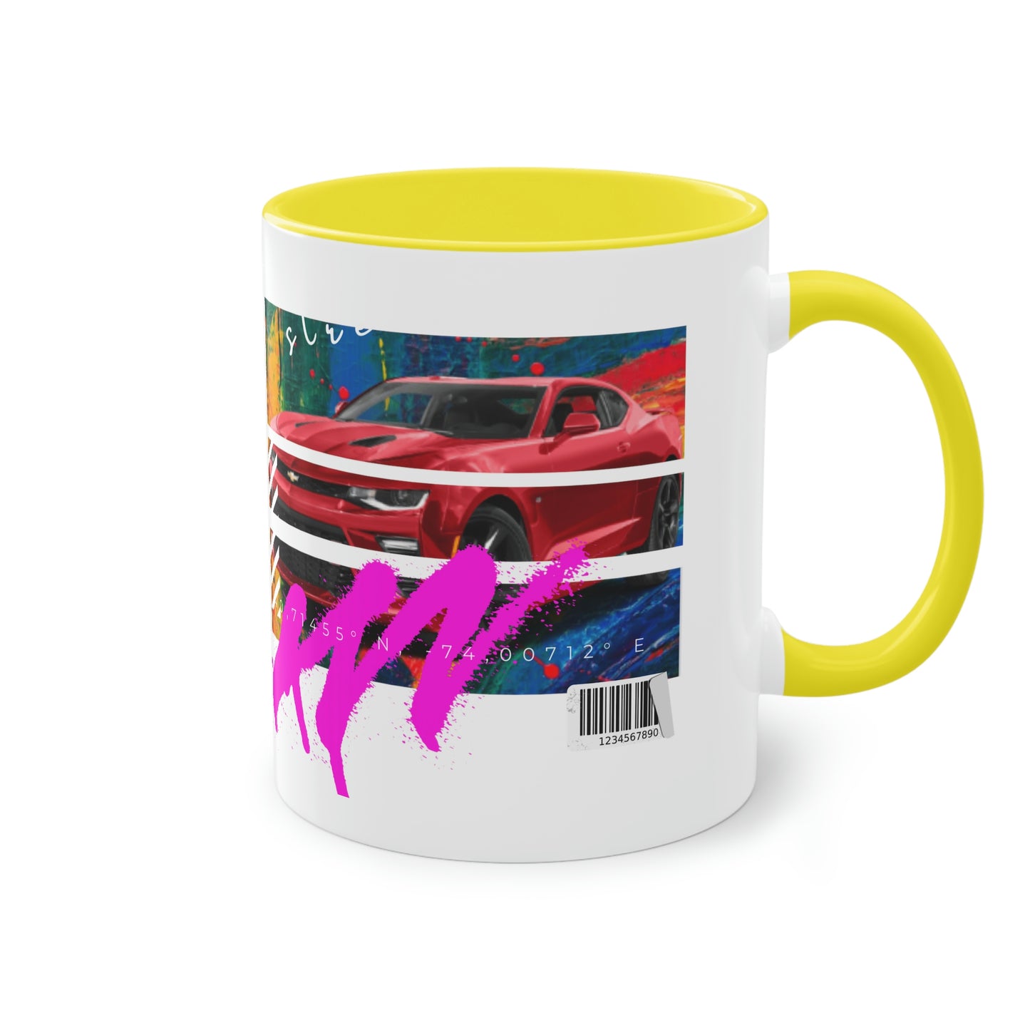 Coffee Mug  ( Urban Red Corvette )