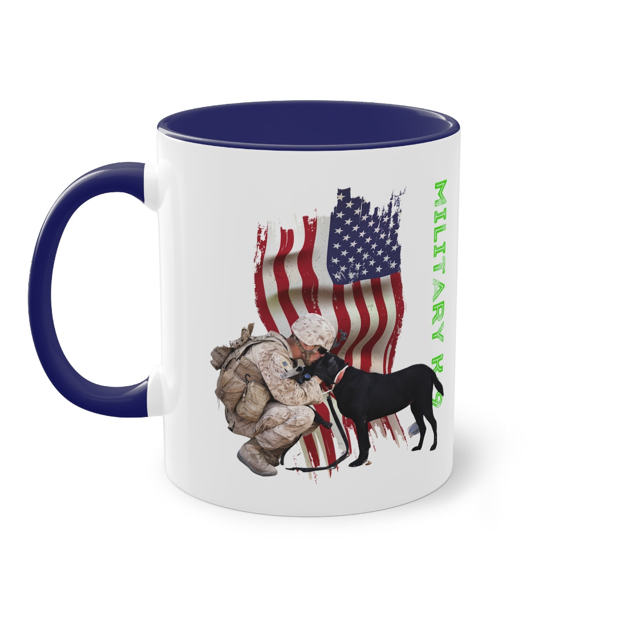 Coffee Mug  ( Military K-9 Unit ) Military Style
