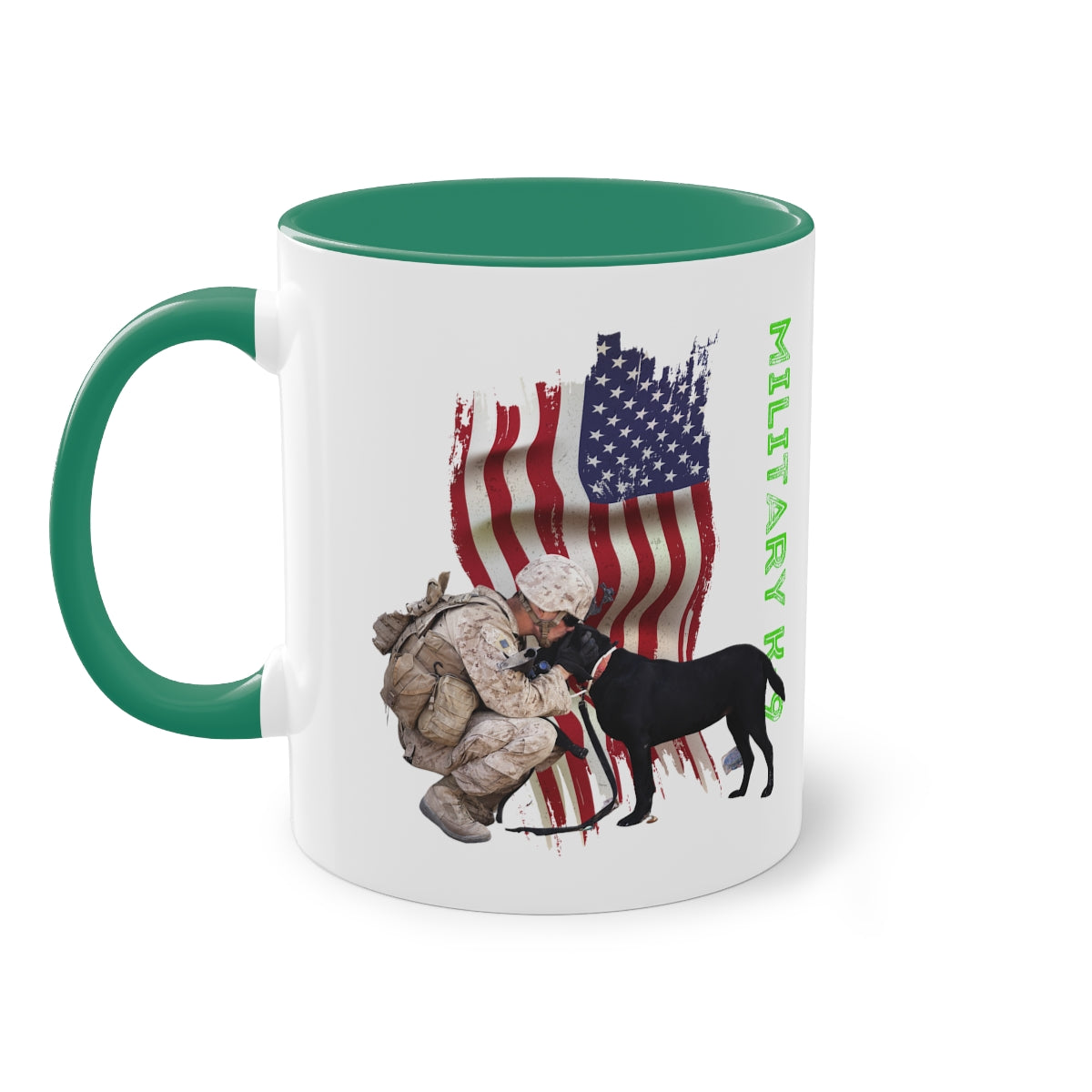 Coffee Mug  ( Military K-9 Unit ) Military Style