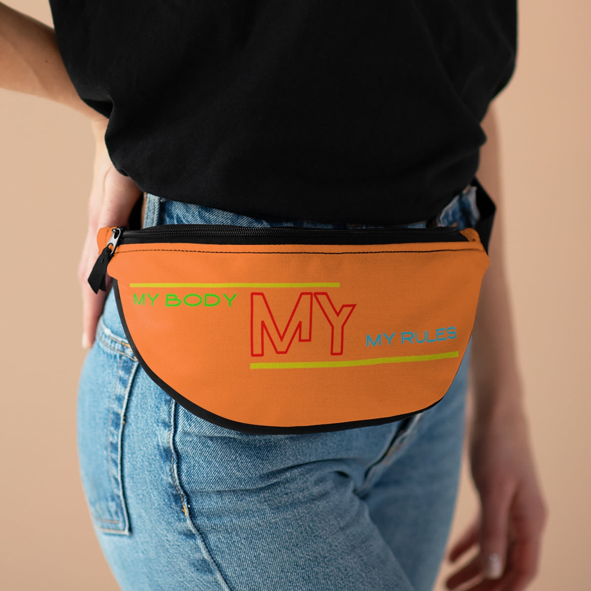 Fanny Pack ( My Body My Rules Orange)