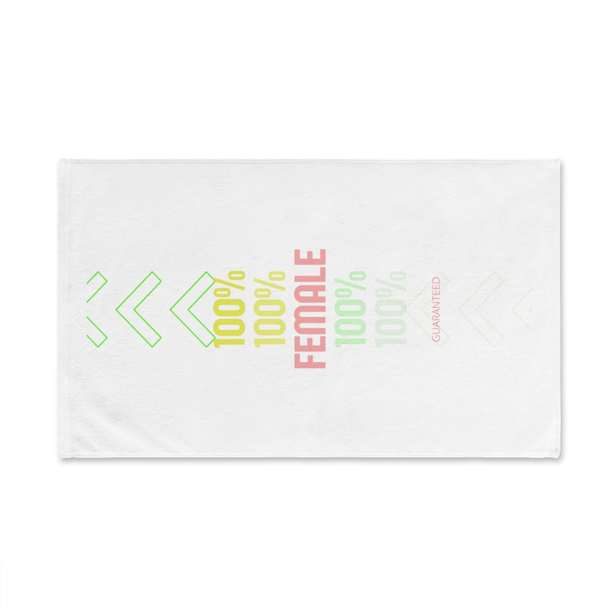 Sports Towel ( 100% Female ) White