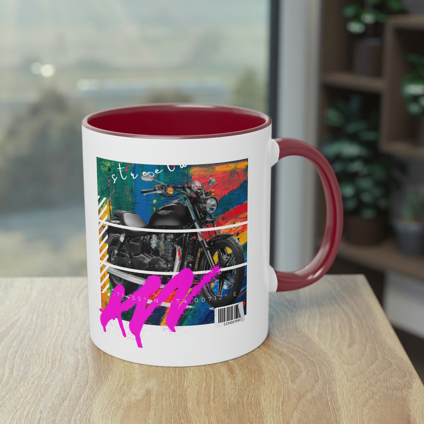 Coffee Mug  ( Urban Black Sports Bike )