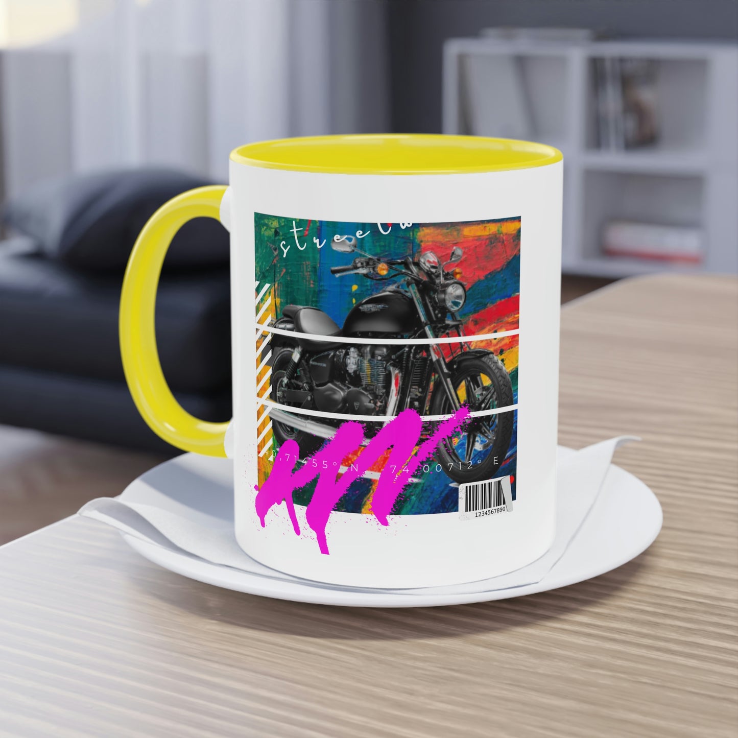 Coffee Mug  ( Urban Black Sports Bike )