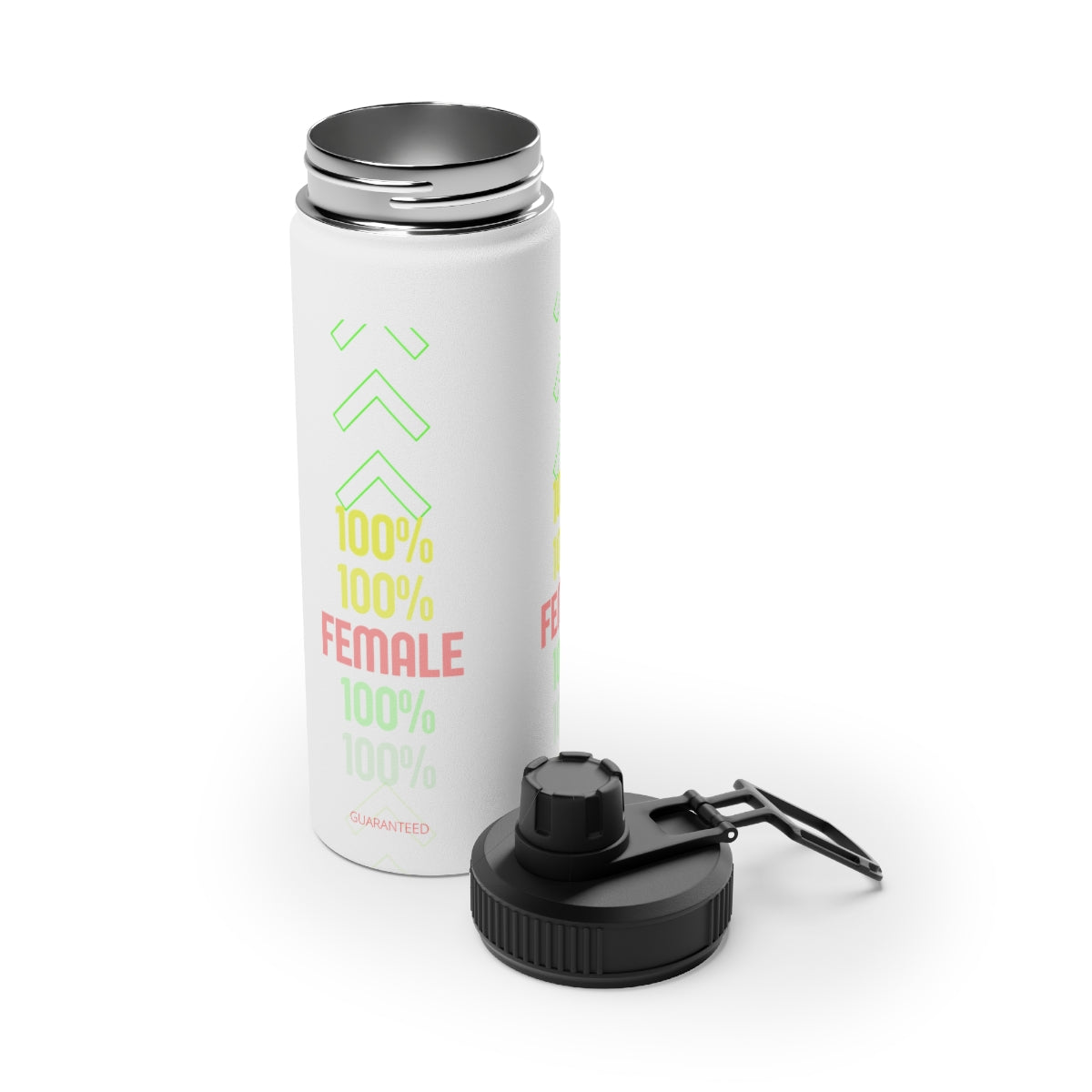 Stainless Steel Water Bottle, Sports Lid ( 100% Female) Activewear