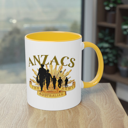 Coffee Mug  ( ANZACS ) Military Style