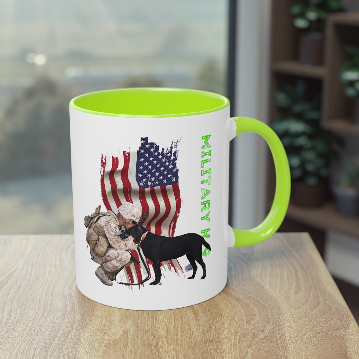 Coffee Mug  ( Military K-9 Unit ) Military Style