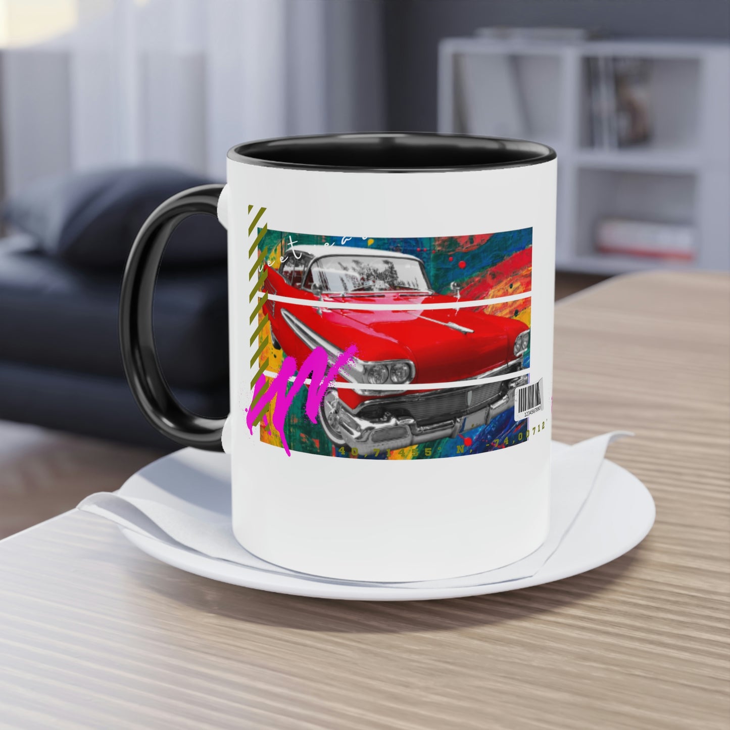 Coffee Mug  ( Urban Red Cadillac )