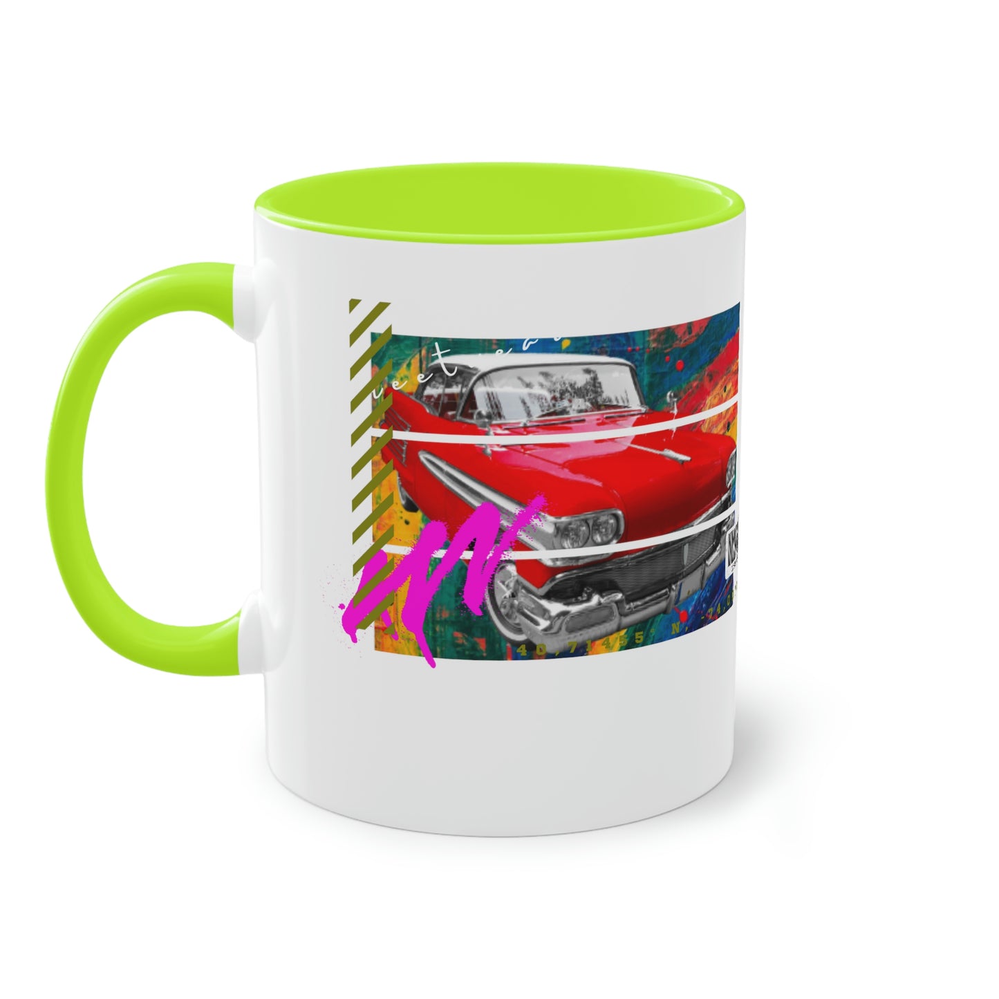 Coffee Mug  ( Urban Red Cadillac )