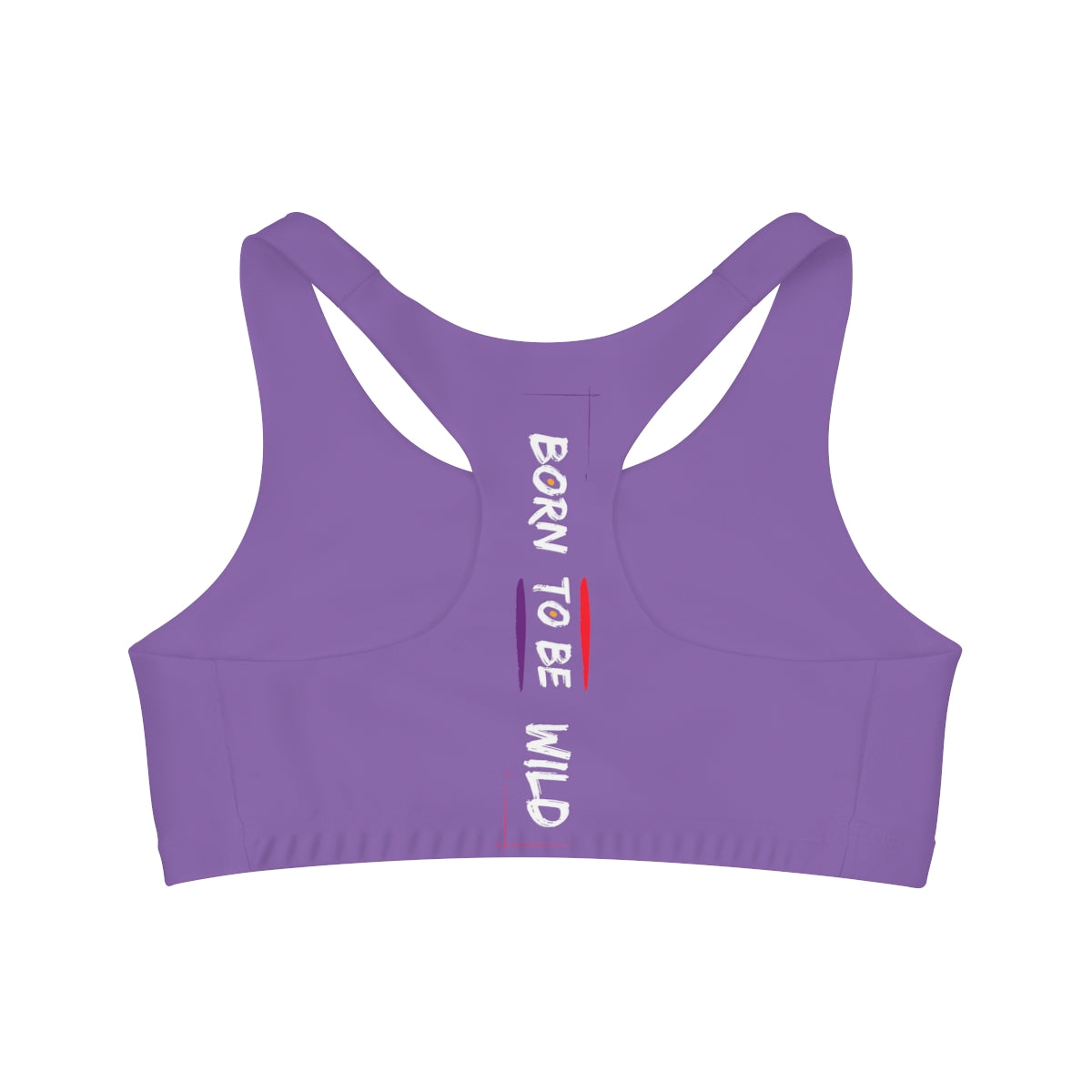 Sports Bra (Born to be wild) Purple