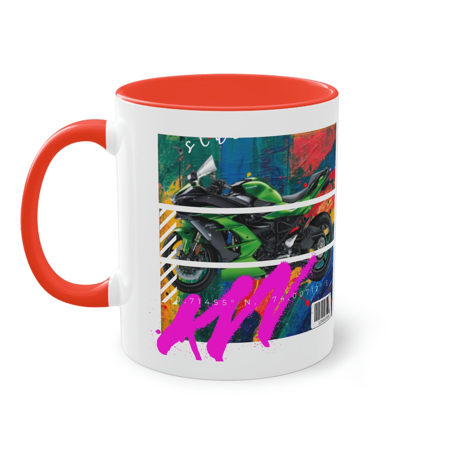 Coffee Mug  ( Urban Green Sports Bike )