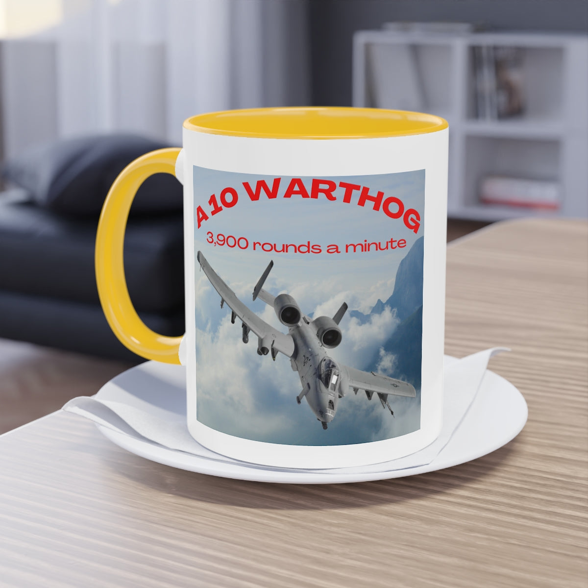 Coffee Mug  ( F-10 Warthog 1 ) Military Style