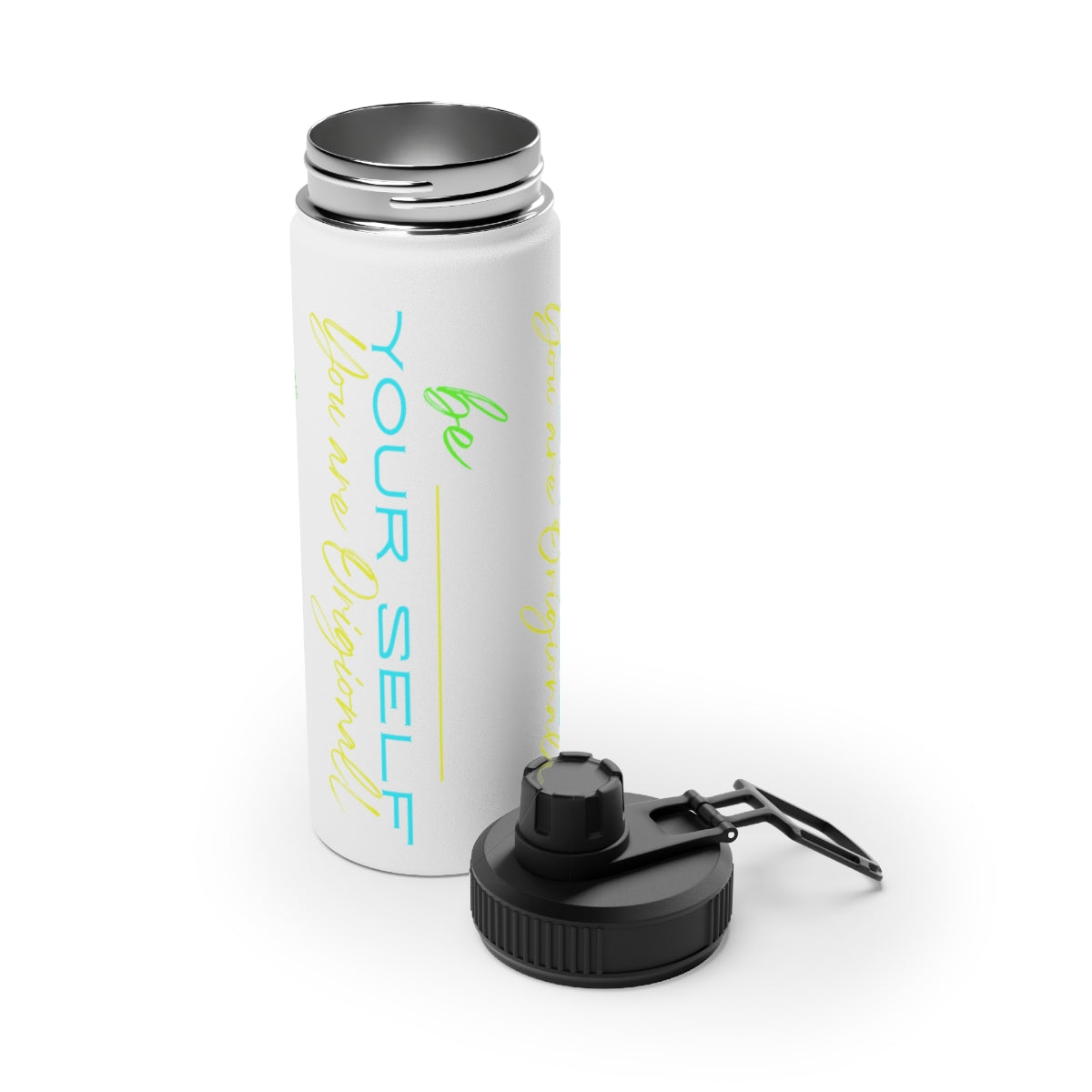 Stainless Steel Water Bottle, Sports Lid ( Be Yourself )