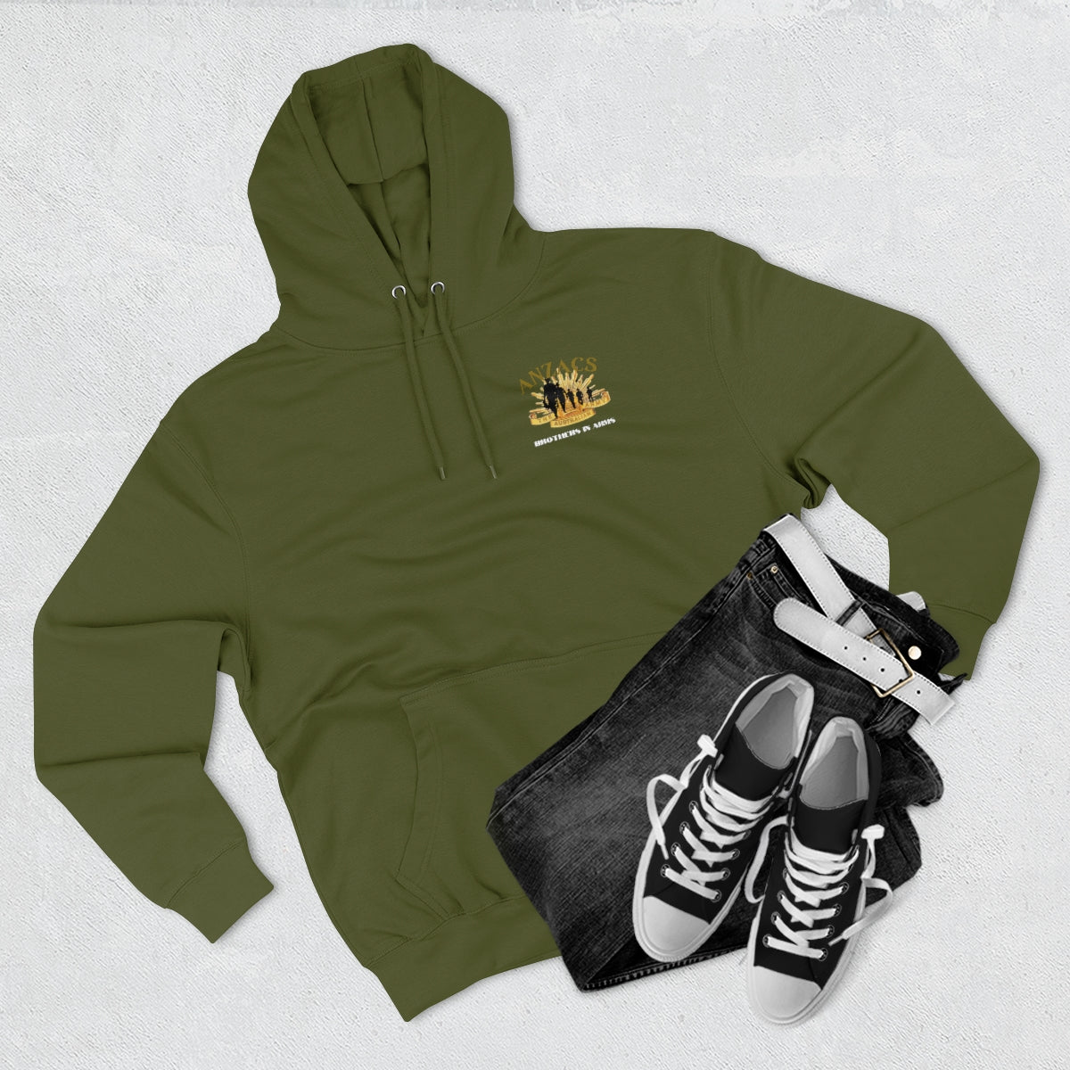 Hoodie ( ANZAC, Australian Military ) Military Style