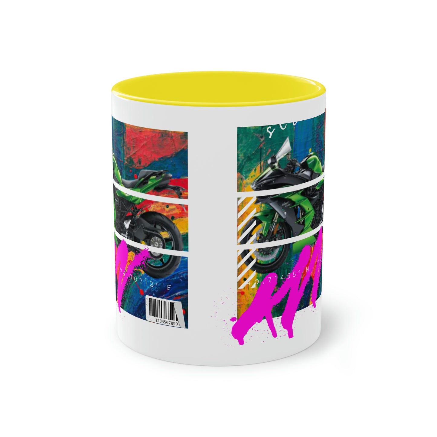 Coffee Mug  ( Urban Green Sports Bike )