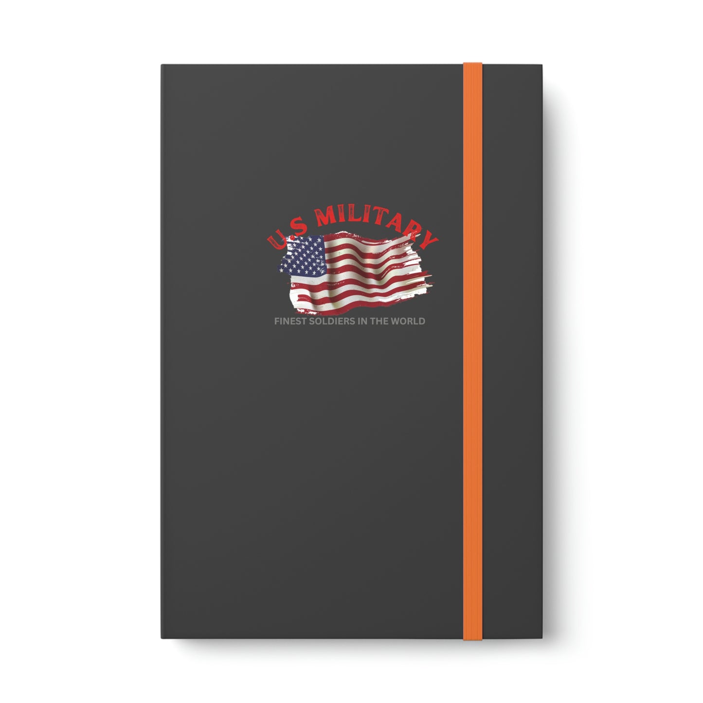 Hardcover Journal Color Contrast Notebook - Ruled ( US MILITARY ) Military Styling