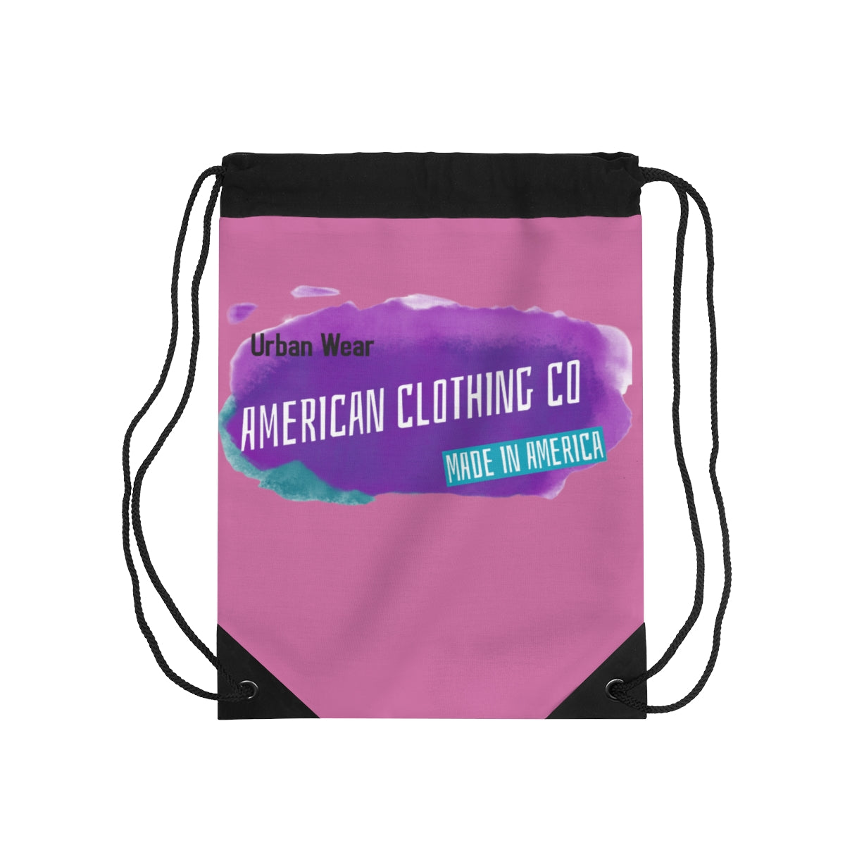 Drawstring Bag ( American Clothing Company Pink )