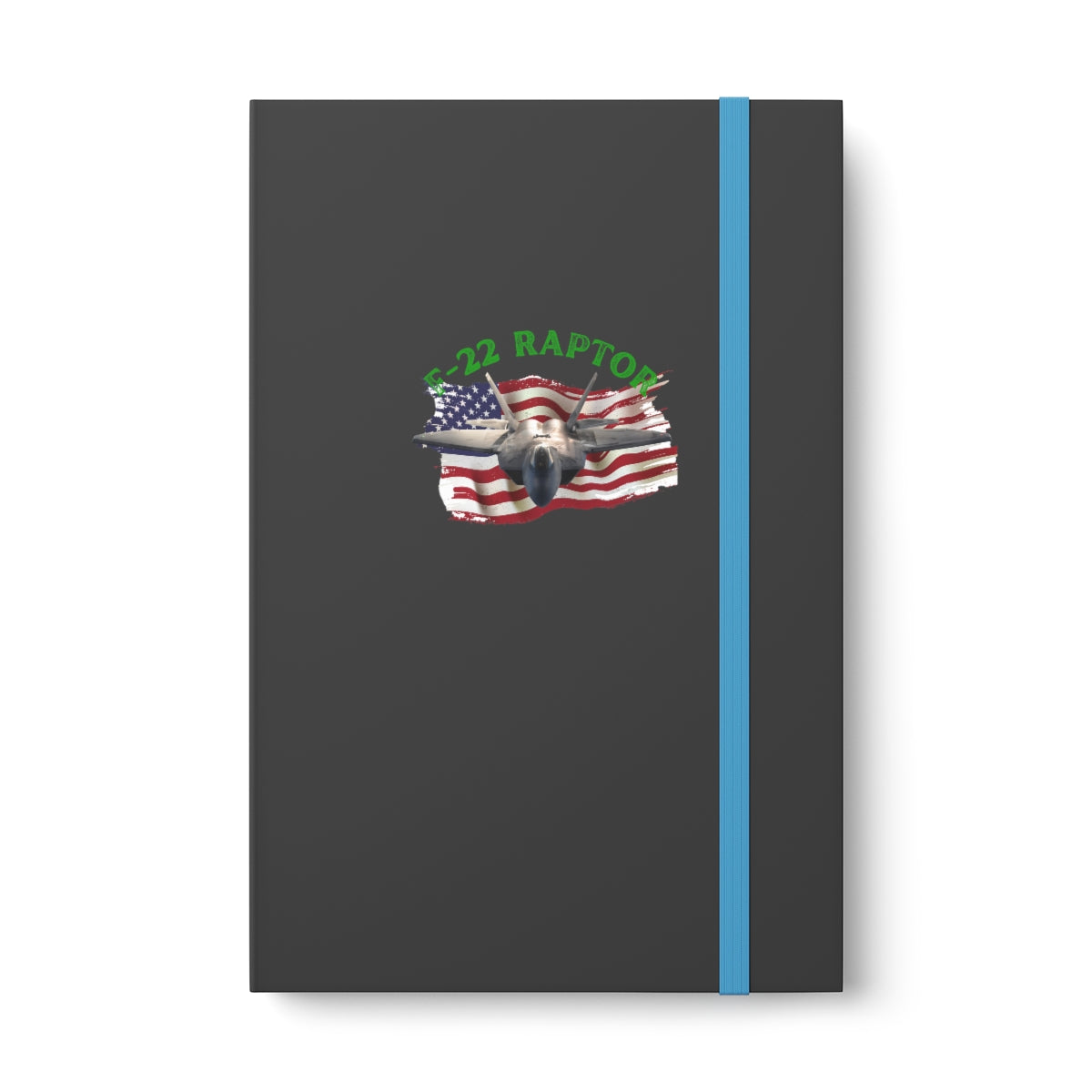 Hardcover Journal Color Contrast Notebook - Ruled ( RAPTOR 1 ) Military Styling
