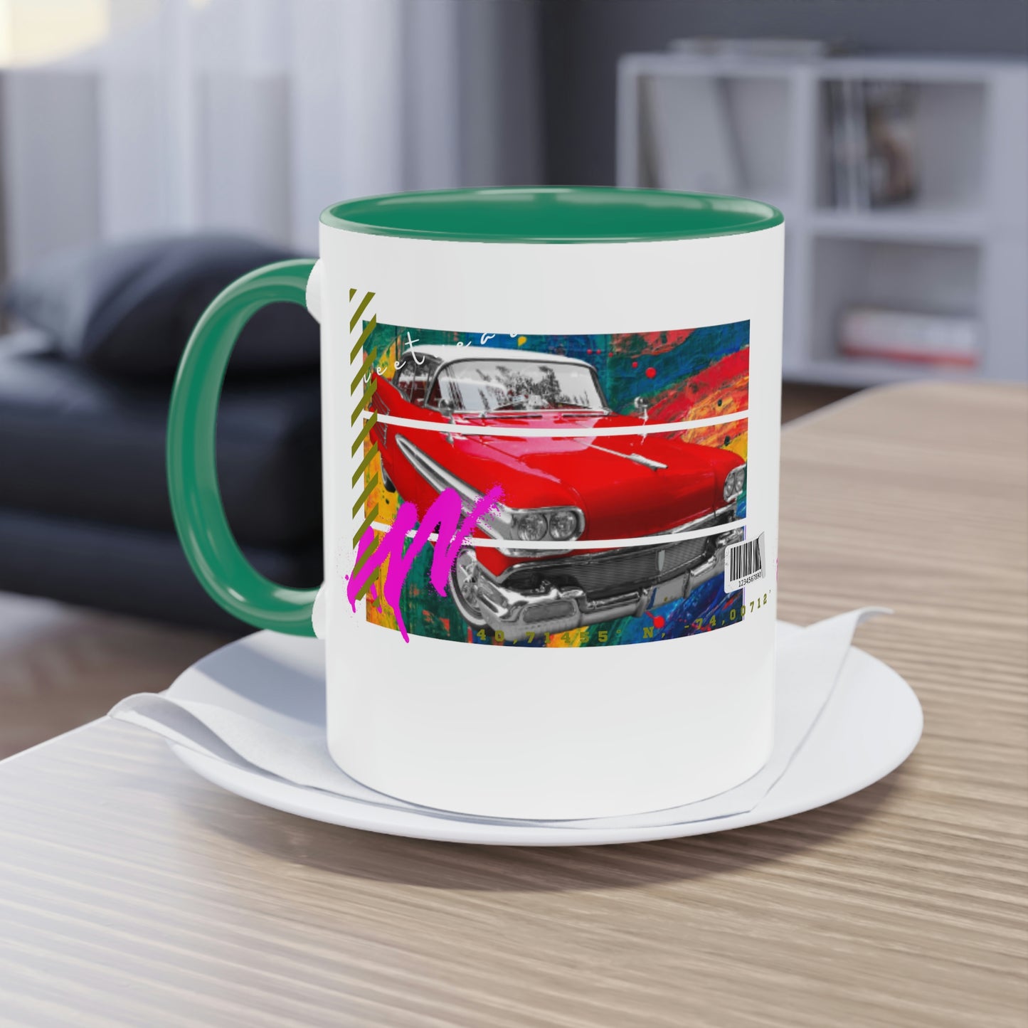 Coffee Mug  ( Urban Red Cadillac )