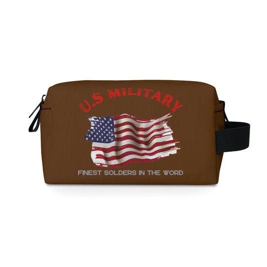 Toiletry Bag (US Military Brown ) Military Styling
