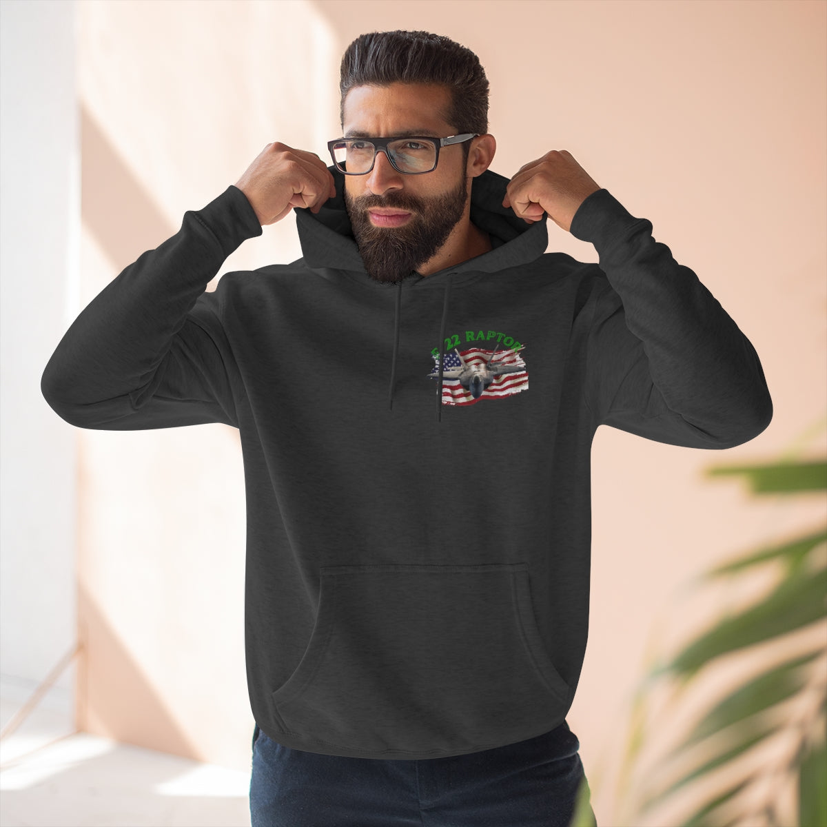Hoodie ( Air Force RAPTOR 3 ) Military Style