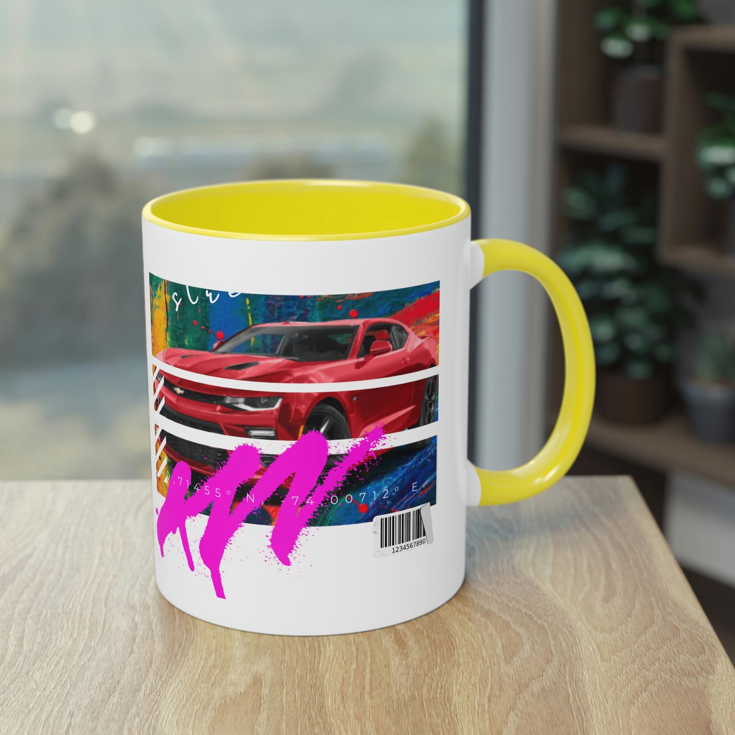 Coffee Mug  ( Urban Red Corvette )