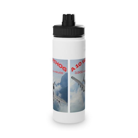 Stainless Steel Water Bottle, Sports Lid ( SPITFIRE ) Military Style