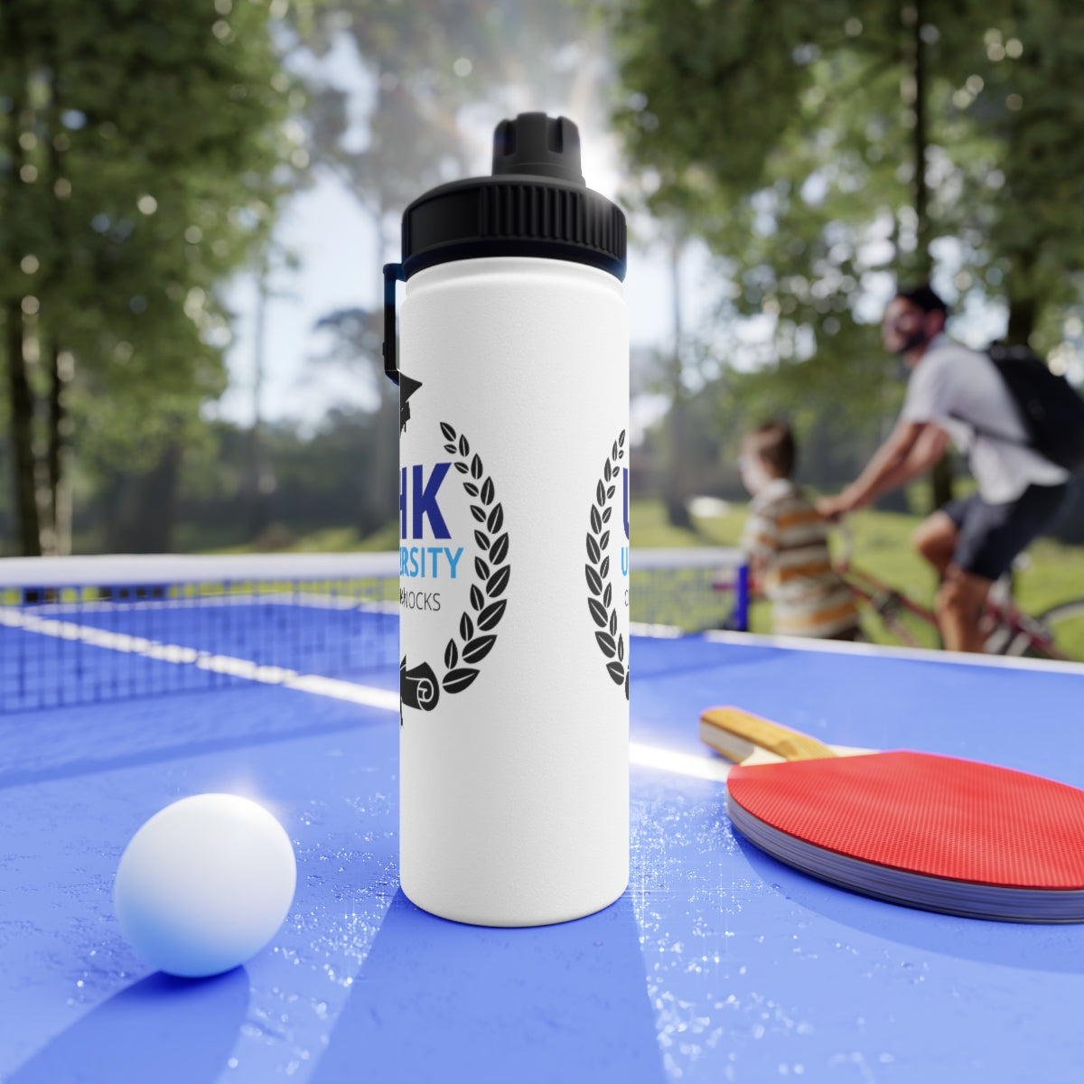 Stainless Steel Water Bottle, Sports Lid ( UHK UNIVERSITY )