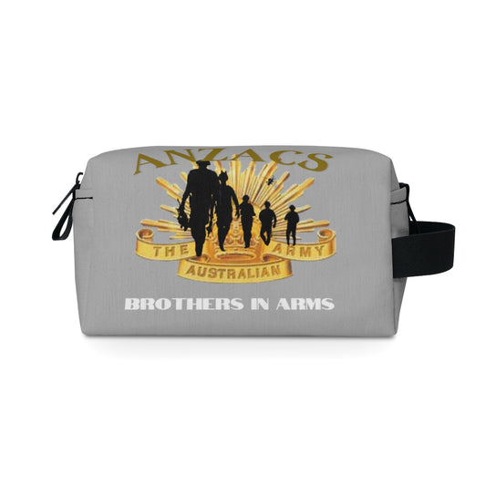 Toiletry Bag (ANZACS Light Grey ) Military Styling