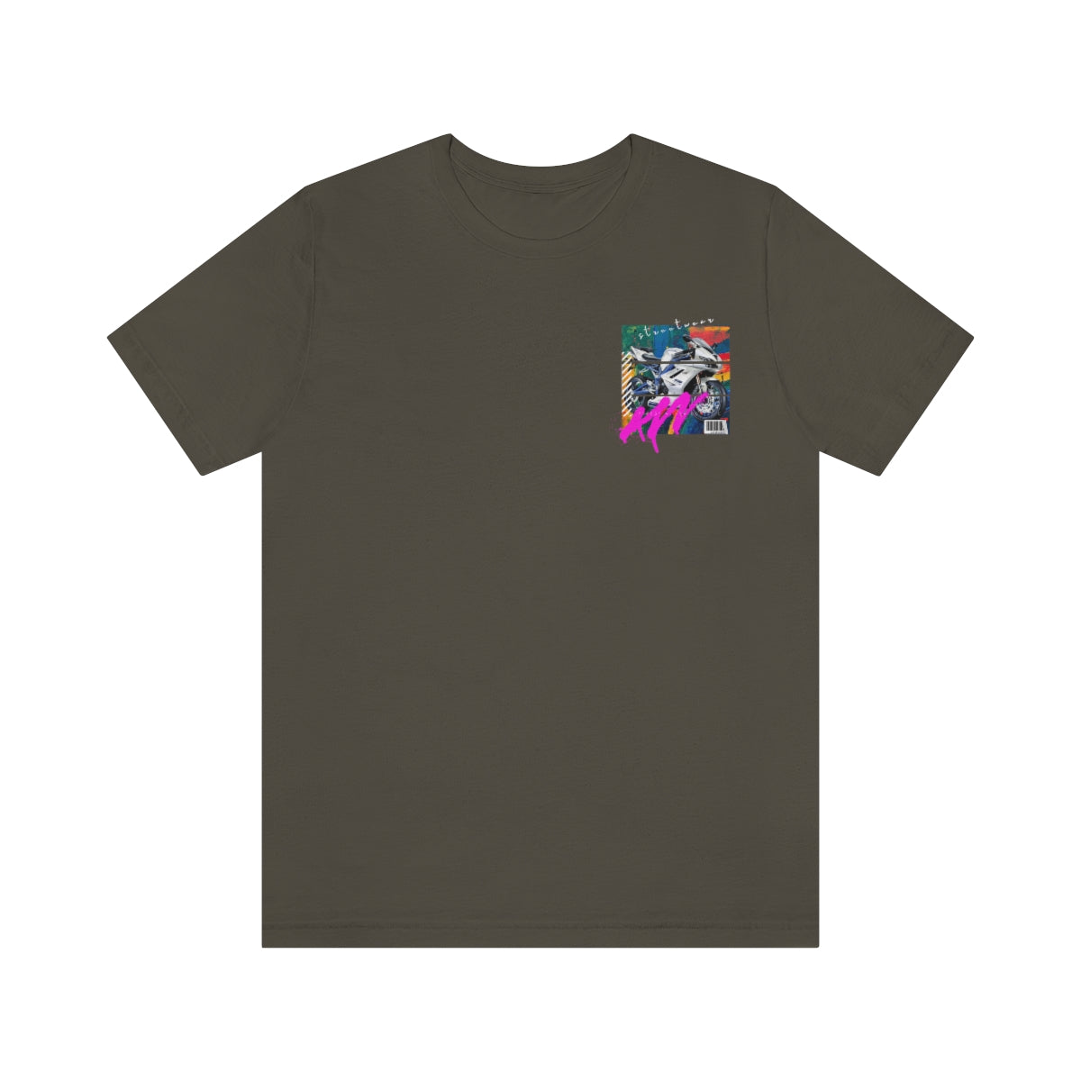 T-shirt Classic Jersey Short Sleeve (Urban White Sports Motorbike )