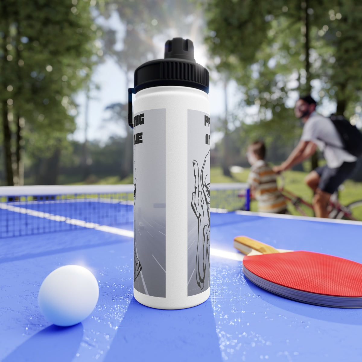 Stainless Steel Water Bottle, Sports Lid ( PAUL Anyoney for Probing )
