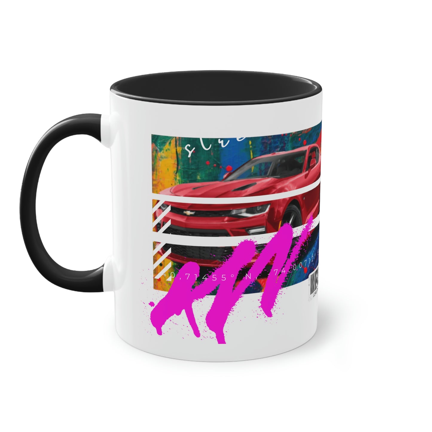 Coffee Mug  ( Urban Red Corvette )
