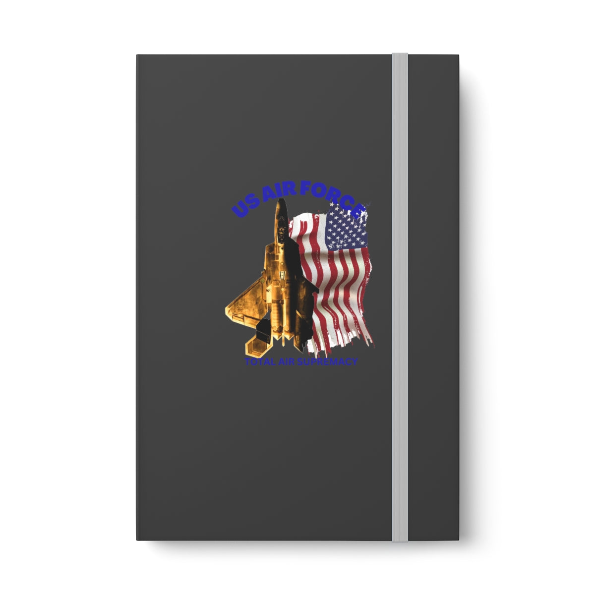 Hardcover Journal Color Contrast Notebook - Ruled (US Air Force 1 ) Military Styling