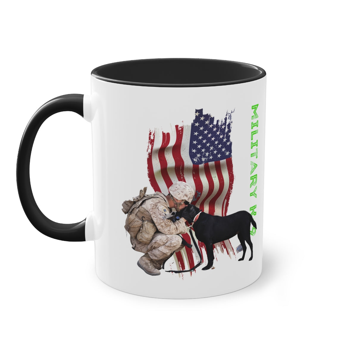 Coffee Mug  ( Military K-9 Unit ) Military Style