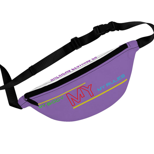 Fanny Pack ( My Body My Rules Purple)