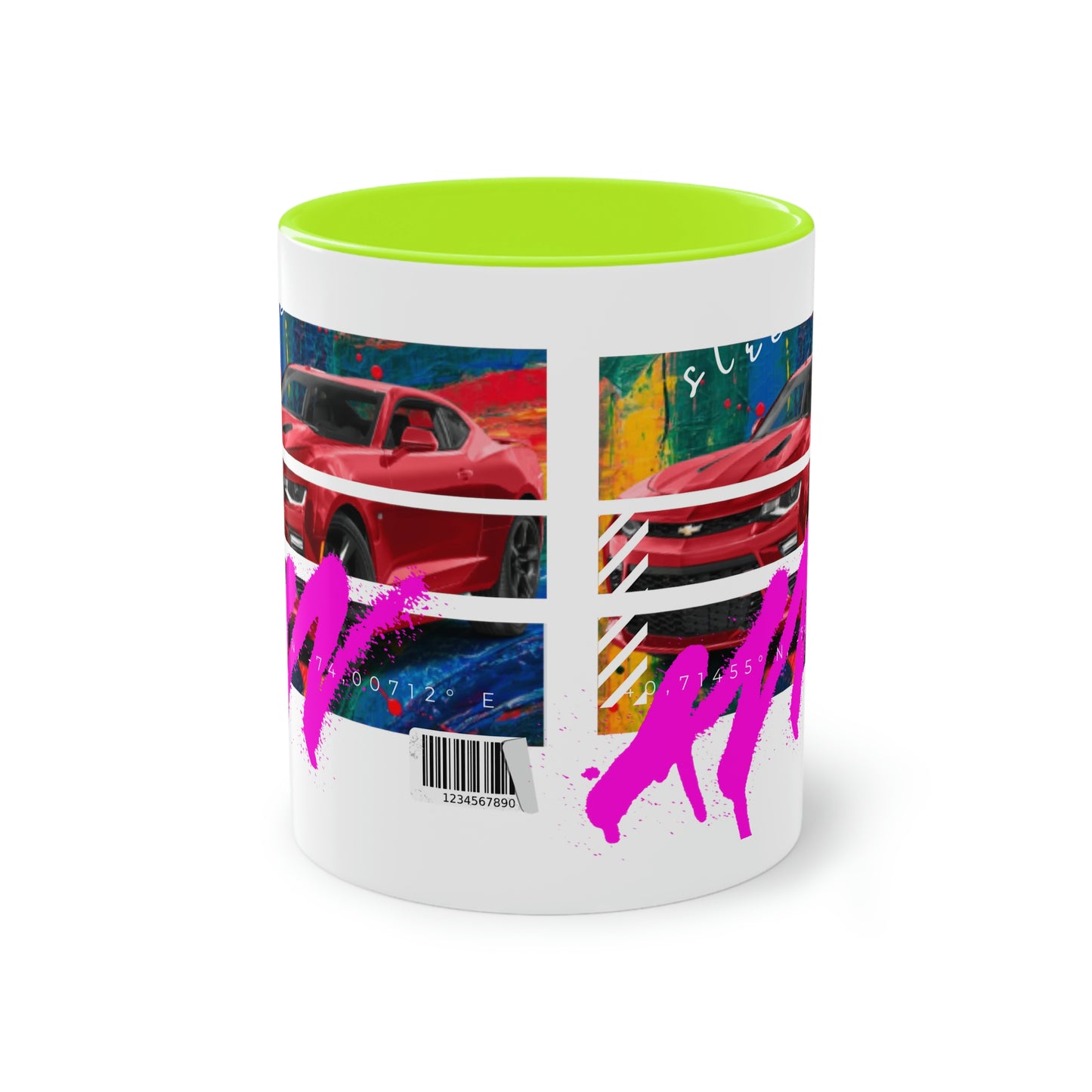 Coffee Mug  ( Urban Red Corvette )