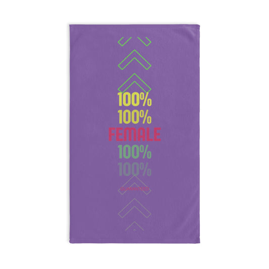 Sports Towel ( 100% Female ) Purple